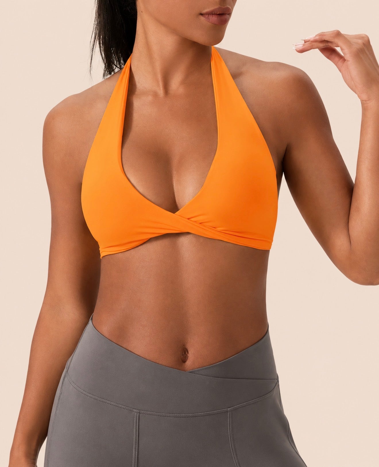 Sculpta™ Strappy Sports Bra | Women’s Seamless Padded Gym & Yoga Bra