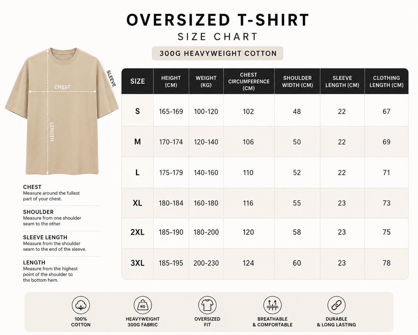 Sculpta™ Heavyweight Cotton Oversized T-Shirt | Premium Unisex Gym & Lifestyle Tee