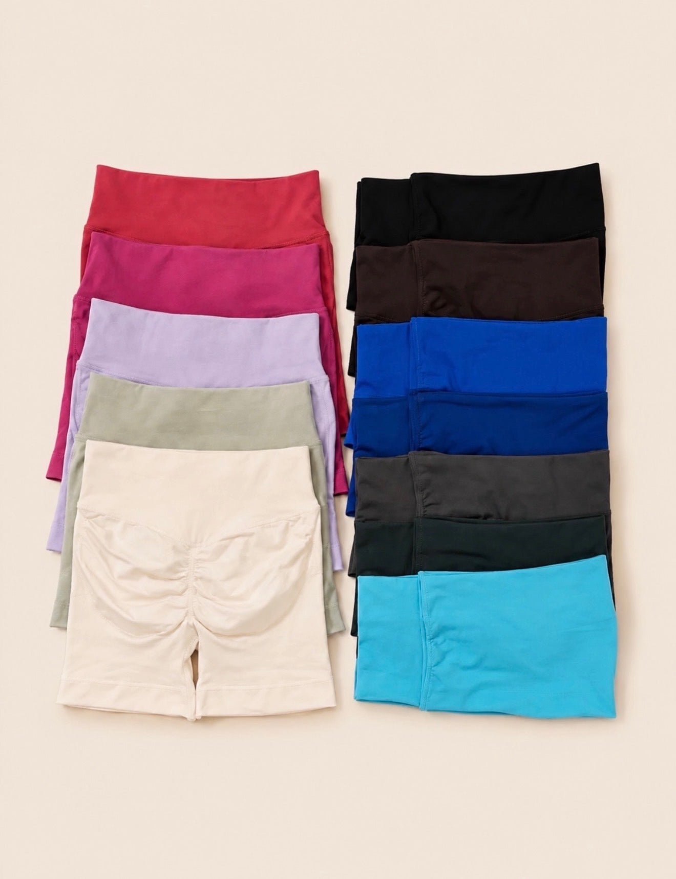 Sculpta™ Sculpt Scrunch Shorts | High Waisted Seamless Gym Shorts