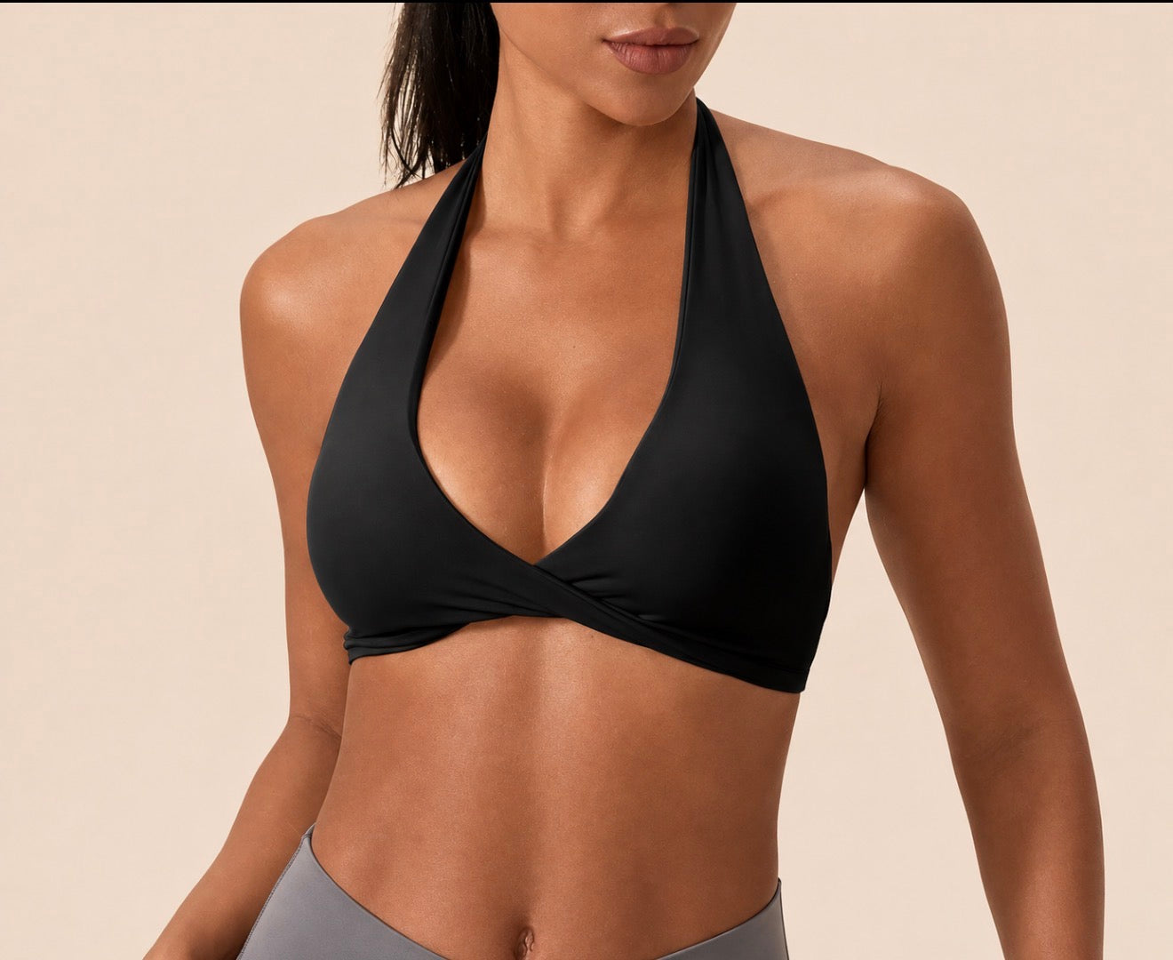 Sculpta™ Strappy Sports Bra | Women’s Seamless Padded Gym & Yoga Bra
