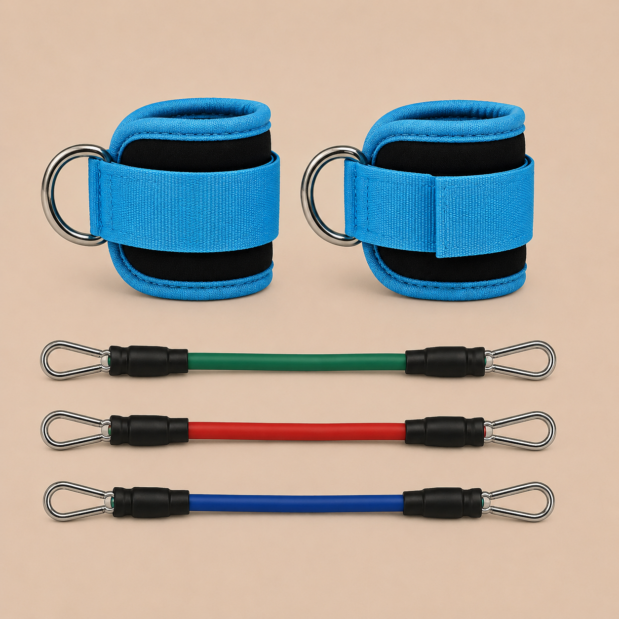 Sculpta™ Adjustable Ankle Resistance Bands | Glute & Leg Training Straps for Home & Gym
