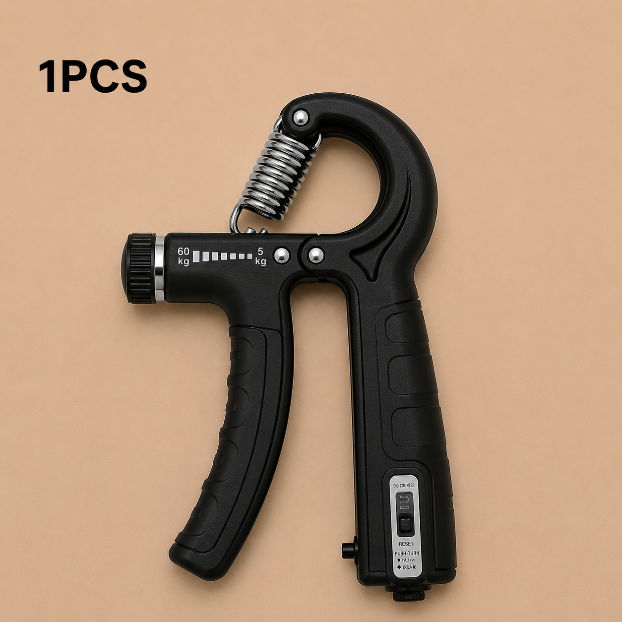 Sculpta™ Adjustable Hand Grip Strengthener | 10–60kg Forearm & Wrist Trainer