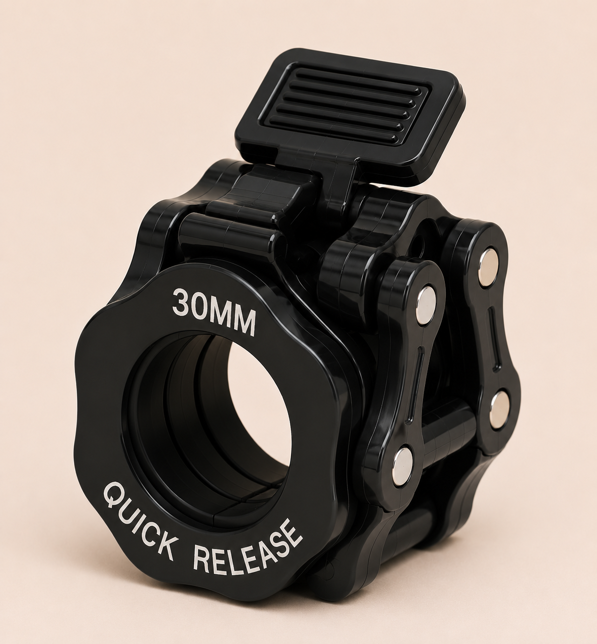 Sculpta™ Quick Release Barbell Clamps (Pair) | Olympic Barbell Lock Collars for Weightlifting, Powerlifting & Strength Training