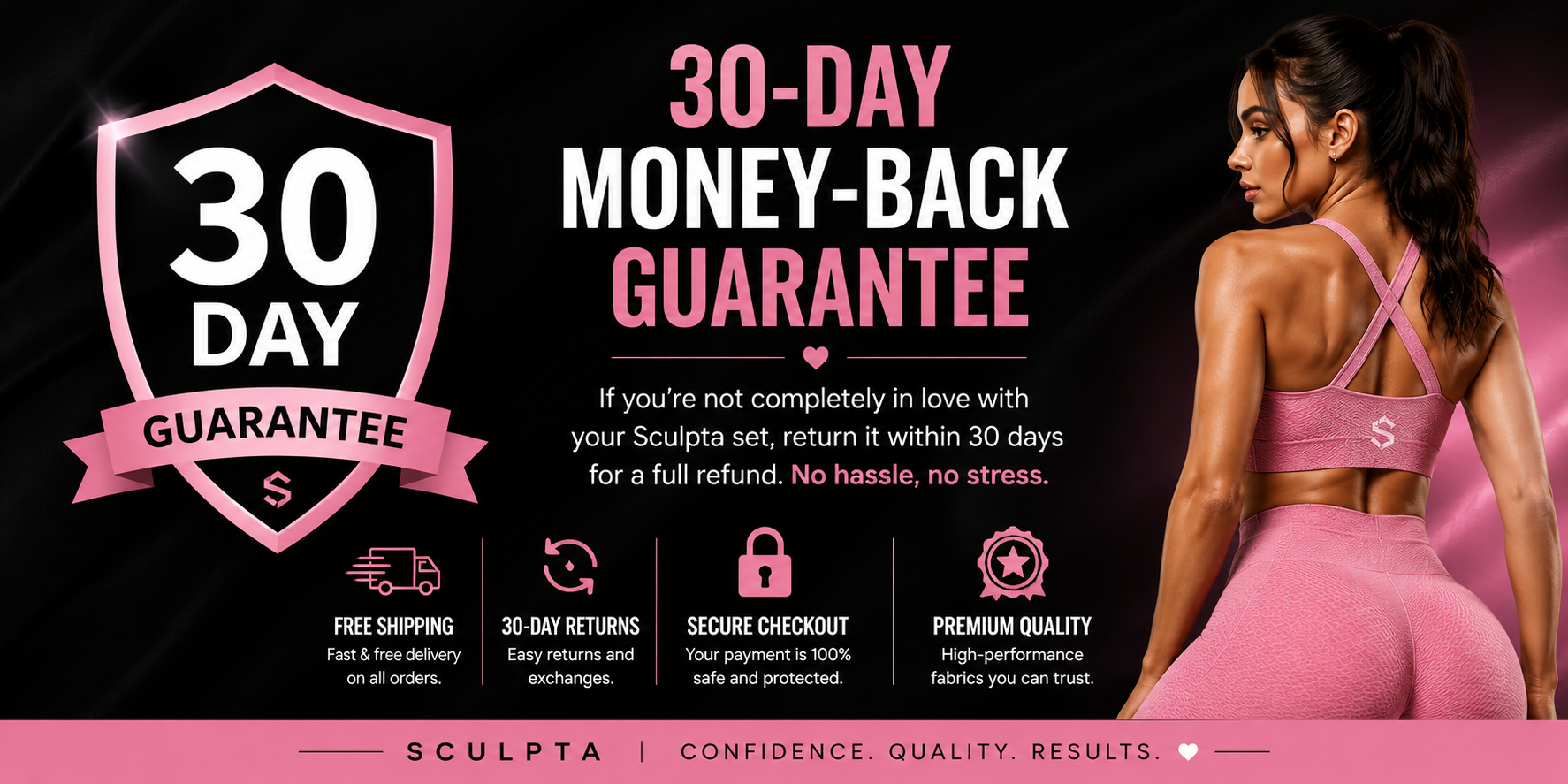 Sculpta™ Sculpt Seamless Scrunch Bum Gym Set