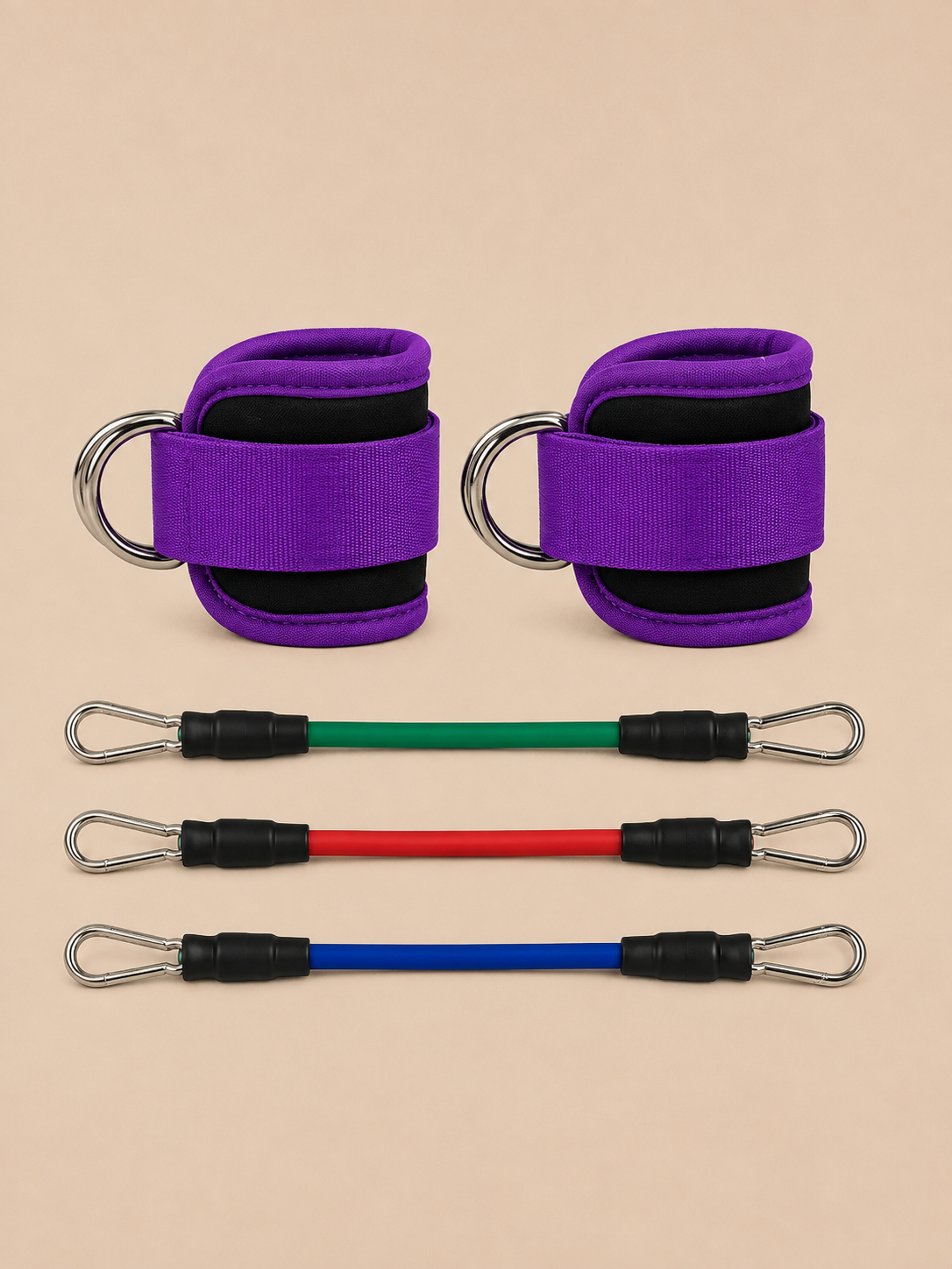 Sculpta™ Adjustable Ankle Resistance Bands | Glute & Leg Training Straps for Home & Gym