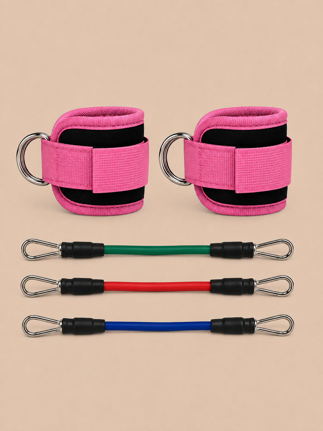 Sculpta™ Adjustable Ankle Resistance Bands | Glute & Leg Training Straps for Home & Gym