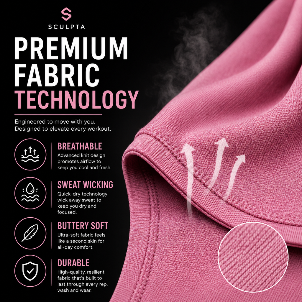 Sculpta™ Sculpt Seamless Scrunch Bum Gym Set