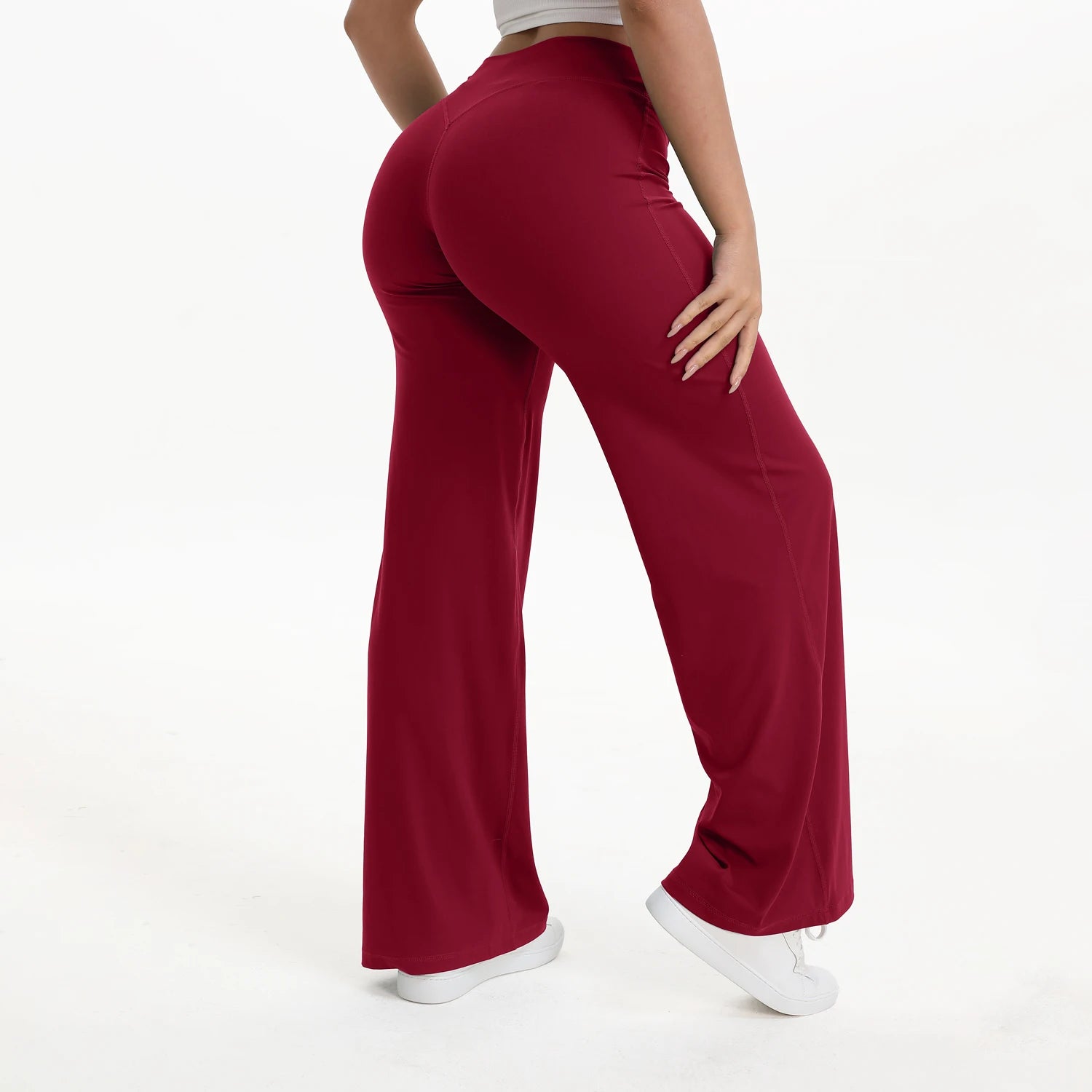 Sculpta Women’s Straight Leg Gym Trousers – Soft Stretch Pilates, Yoga & Activewear Pants