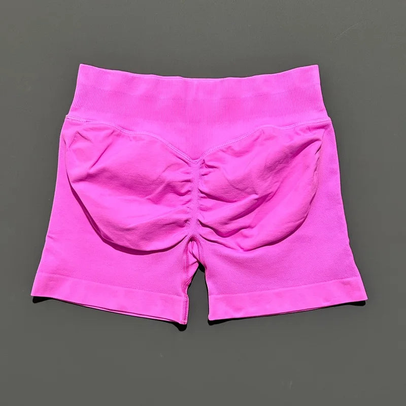 Sculpta™ Seamless Sculpt Scrunch Shorts | High Waist Gym & Running Shorts