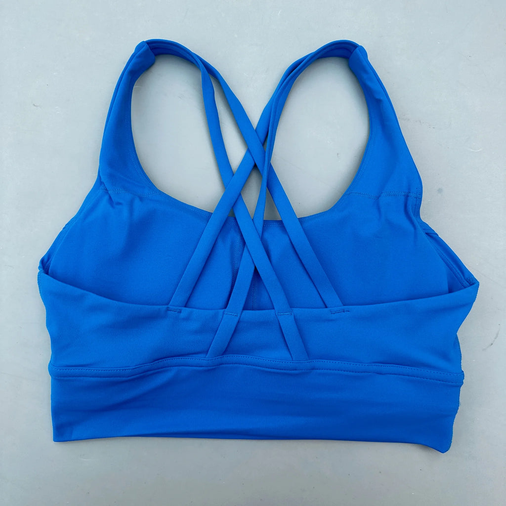 Sculpta™ Cross Back Sports Bra | Women’s Seamless Medium Support Gym & Yoga Bra