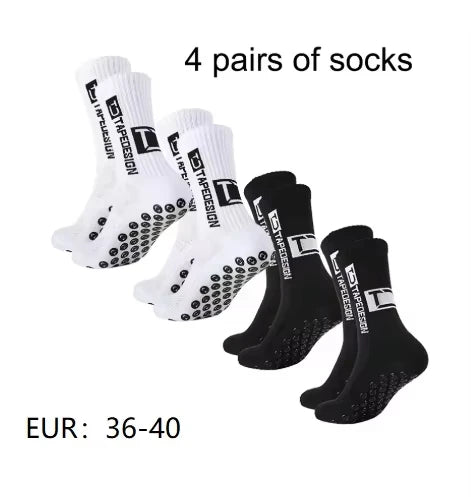 Sculpta™ 4 Pair Performance Football Socks | Cushioned Breathable Sports Socks for Football, Running, Gym & Training