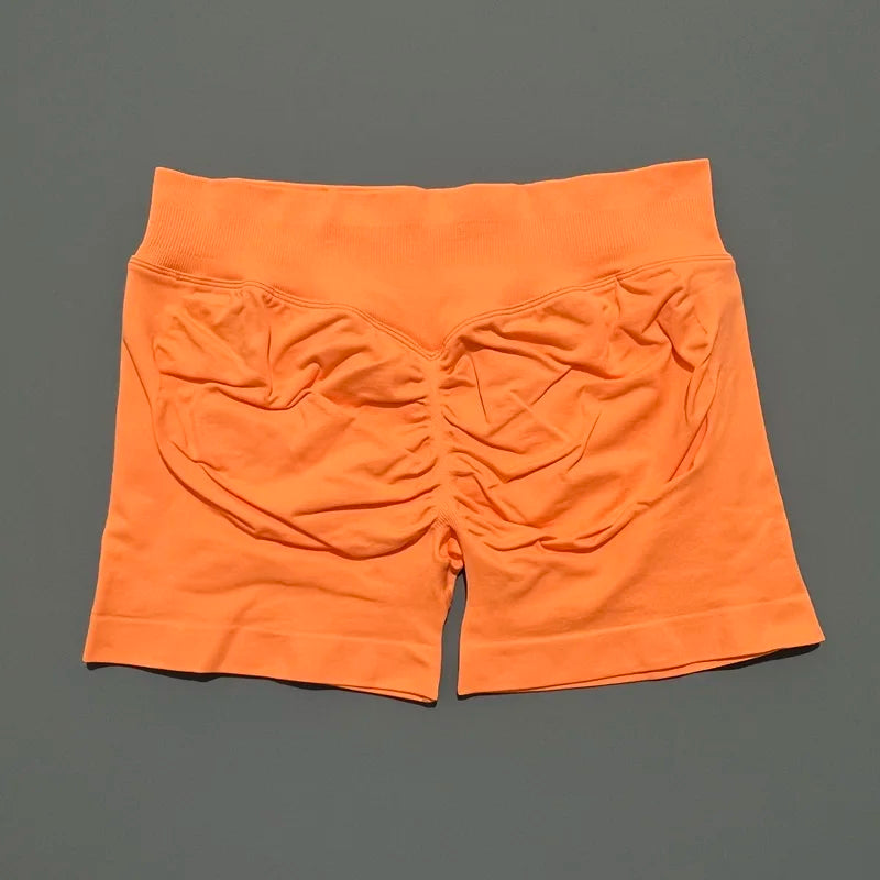 Sculpta™ Seamless Sculpt Scrunch Shorts | High Waist Gym & Running Shorts