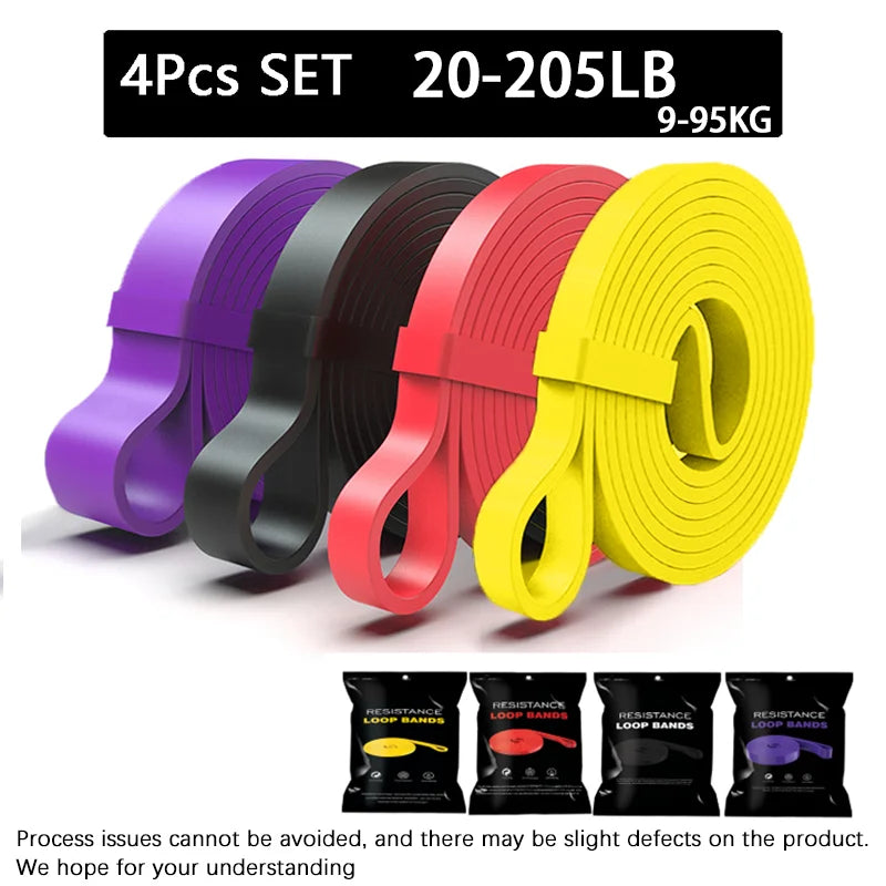 Sculpta 20~230lbs Heavy-Duty Resistance Band Agility Training Workout Gym Equipment Yoga Pilates Accessories Rubber Band Home Gym