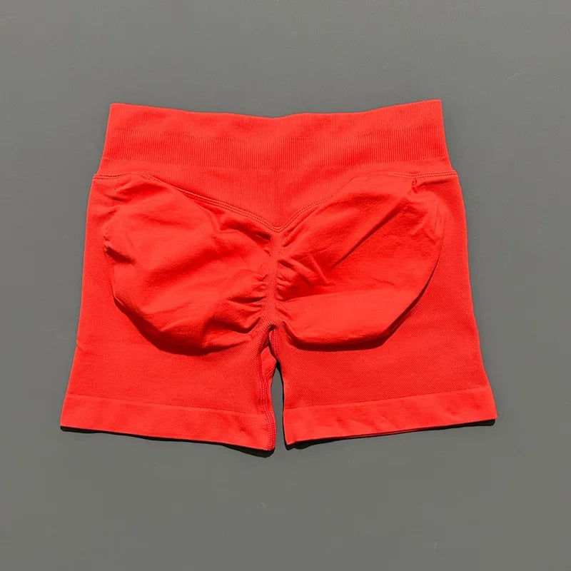 Sculpta™ Seamless Sculpt Scrunch Shorts | High Waist Gym & Running Shorts