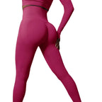 Sculpta High Waisted Seamless Scrunch Leggings – Women’s Push Up Sculpting Gym Leggings
