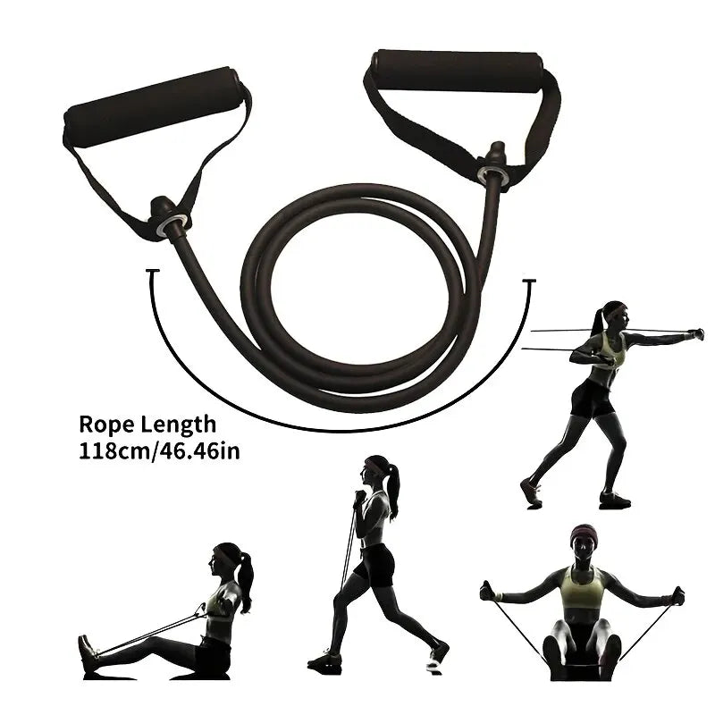 Sculpta™ Resistance Bands Set with Handles | Full Body Home Gym Exercise Bands for Strength Training, Pilates & Muscle Building