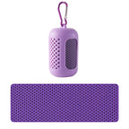 Sculpta™ Cooling Gym Towel | Instant Cooling Microfibre Sports Towel with Silicone Carry Case | Quick Dry for Gym, Running, Fitness, Hiking & Travel