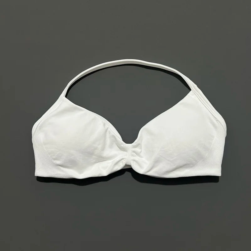 Sculpta™ Backless Strappy Sports Bra | Seamless Medium Support