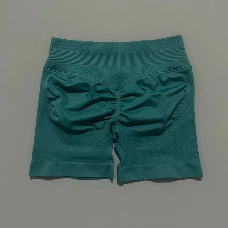 Sculpta™ Seamless Sculpt Scrunch Shorts | High Waist Gym & Running Shorts