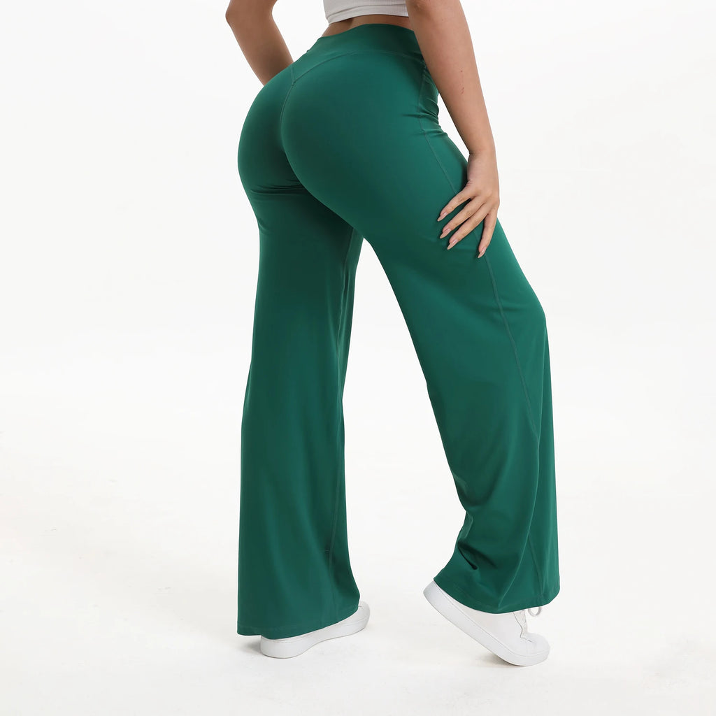 Sculpta Women’s Straight Leg Gym Trousers – Soft Stretch Pilates, Yoga & Activewear Pants