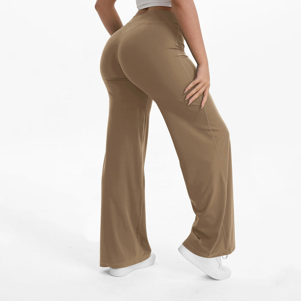 Sculpta Women’s Straight Leg Gym Trousers – Soft Stretch Pilates, Yoga & Activewear Pants