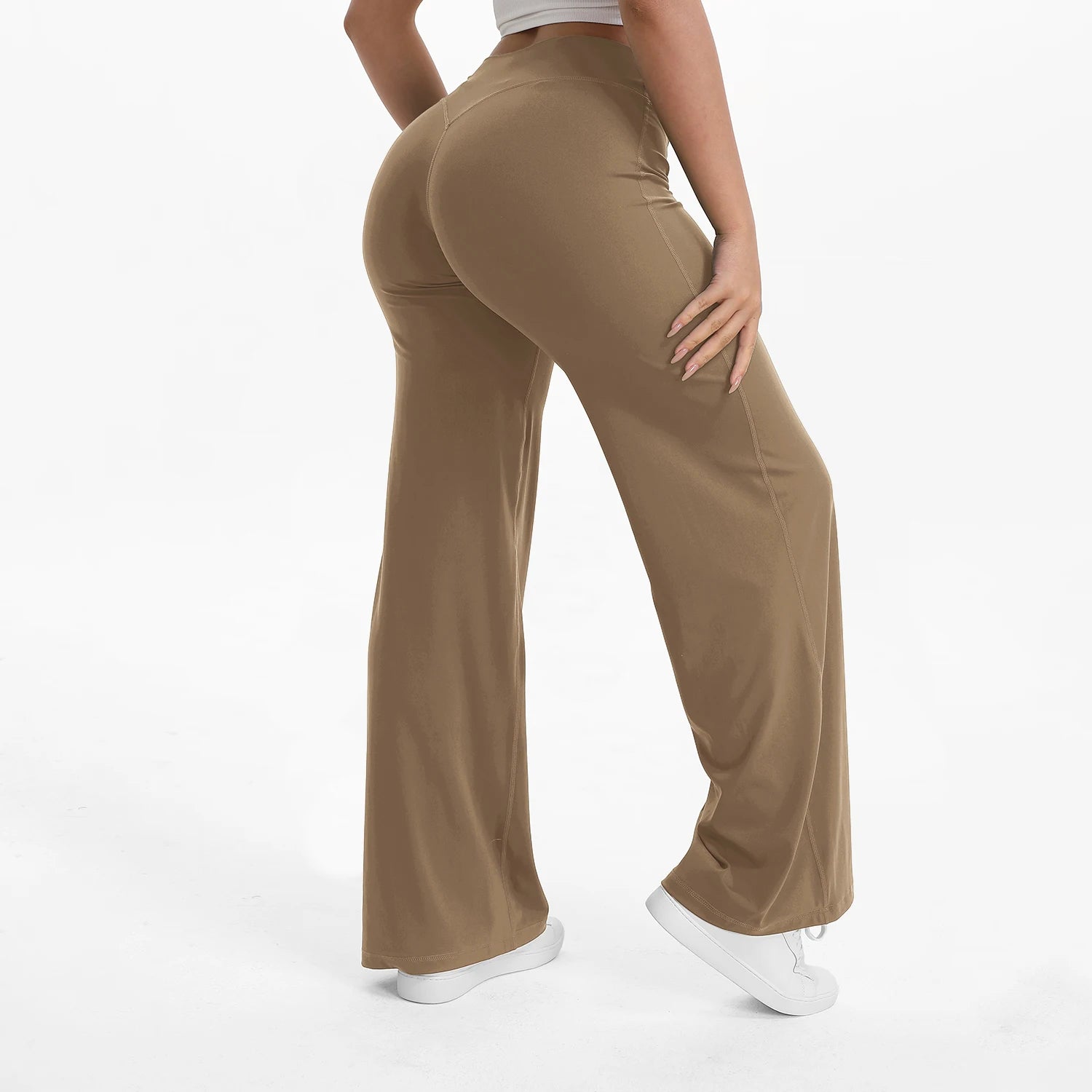Sculpta Women’s Straight Leg Gym Trousers – Soft Stretch Pilates, Yoga & Activewear Pants