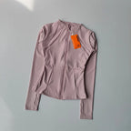 Sculpta™ Performance Zip Jacket | Seamless Long Sleeve Gym Top