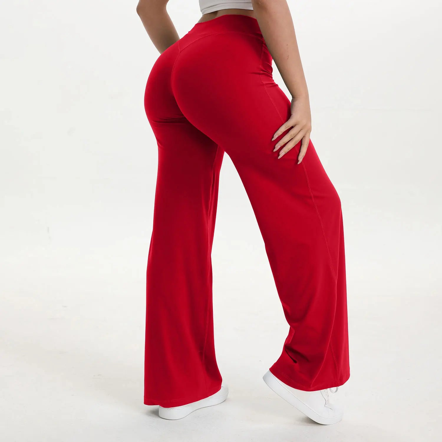 Sculpta Women’s Straight Leg Gym Trousers – Soft Stretch Pilates, Yoga & Activewear Pants