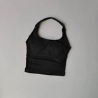Sculpta™ Seamless Halter Neck Gym Top | Built-In Bra Women’s Fitness Tank