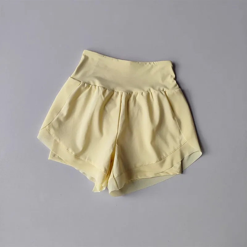 Sculpta™ Women’s 2-in-1 Quick-Dry Running Shorts | High-Waisted Gym & Training Shorts
