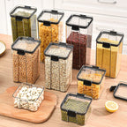 Sculpta™ Airtight Protein Storage Container | Large Supplement & Protein Powder Canister | Moisture-Proof Kitchen Storage Jar