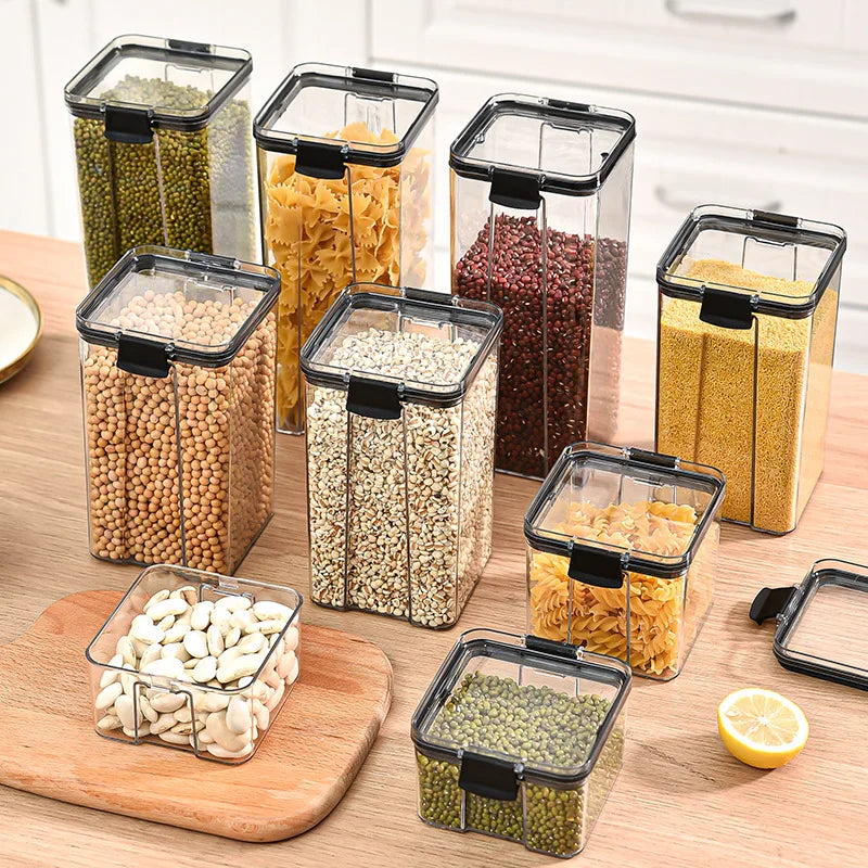 Sculpta™ Airtight Protein Storage Container | Large Supplement & Protein Powder Canister | Moisture-Proof Kitchen Storage Jar