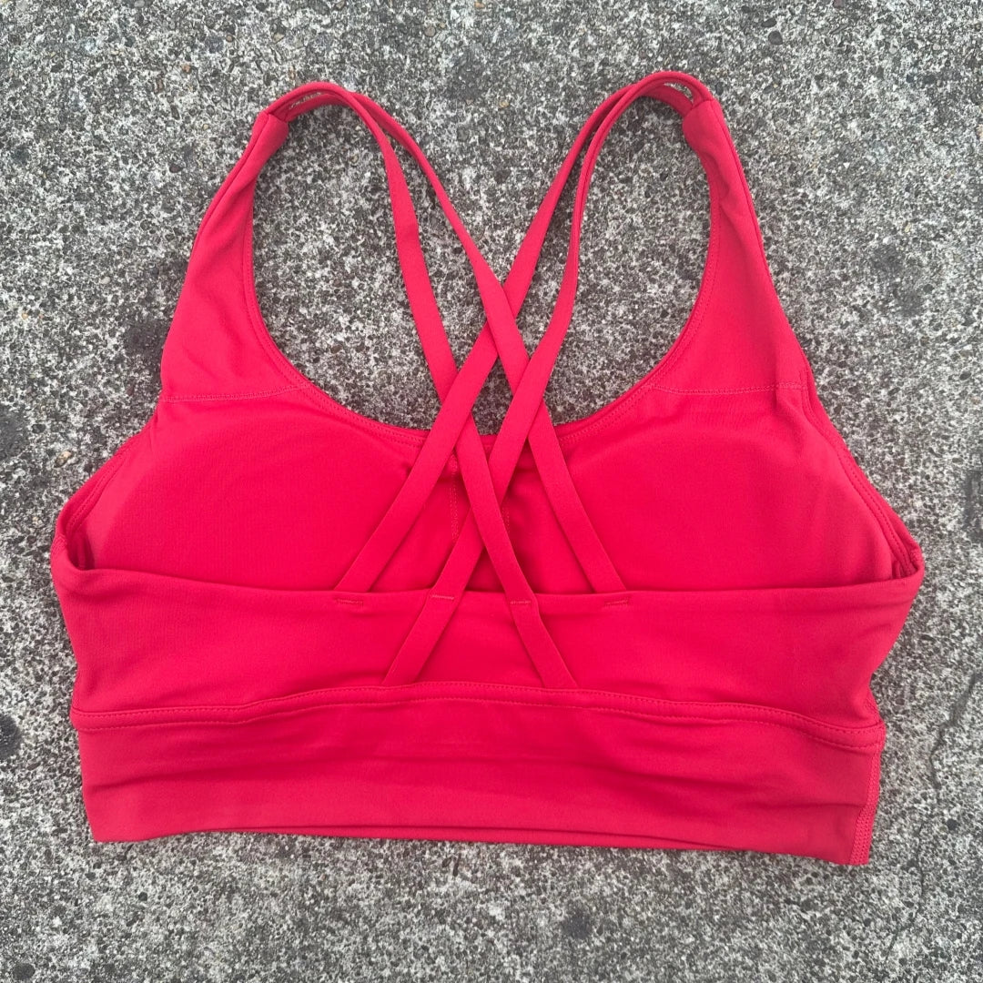 Sculpta™ Cross Back Sports Bra | Women’s Seamless Medium Support Gym & Yoga Bra