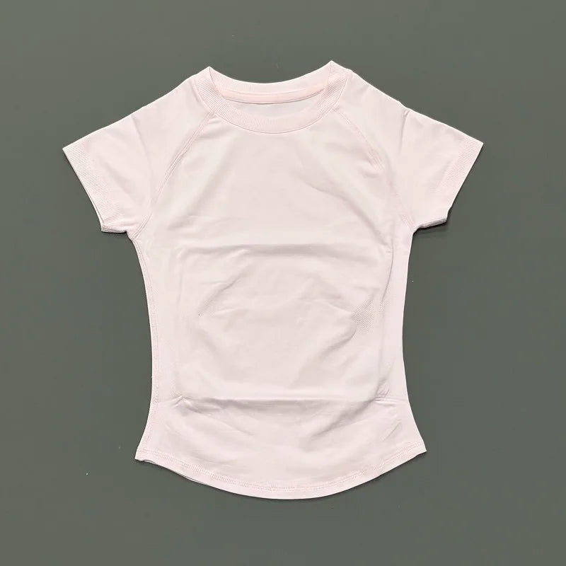 Sculpta™ Seamless Cropped Gym T-Shirt | Women’s Short Sleeve Workout Top