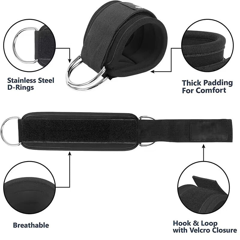 Sculpta™ Adjustable Ankle Resistance Bands | Glute & Leg Training Straps for Home & Gym