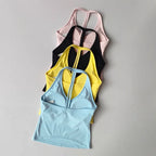 Sculpta™ SculptFit V-Neck Sports Bra | Seamless Low-Impact Gym & Yoga Bra for Women