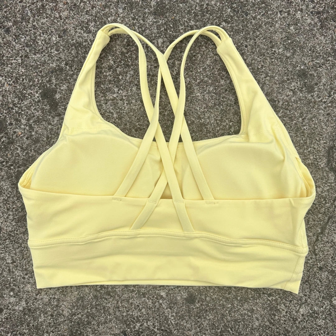 Sculpta™ Cross Back Sports Bra | Women’s Seamless Medium Support Gym & Yoga Bra