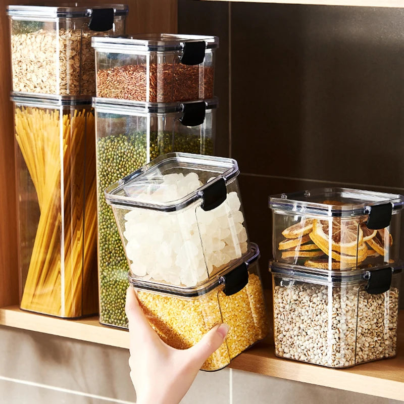 Sculpta™ Airtight Protein Storage Container | Large Supplement & Protein Powder Canister | Moisture-Proof Kitchen Storage Jar