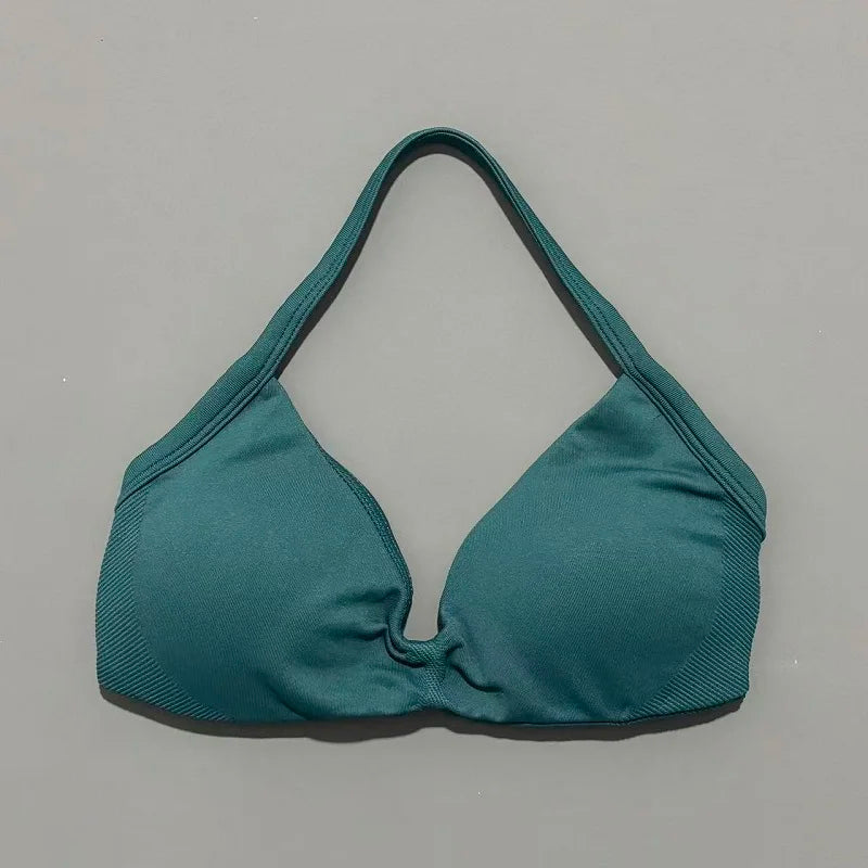 Sculpta™ Backless Strappy Sports Bra | Seamless Medium Support
