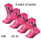 Sculpta™ 4 Pair Performance Football Socks | Cushioned Breathable Sports Socks for Football, Running, Gym & Training