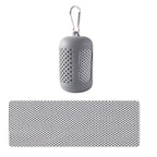 Sculpta™ Cooling Gym Towel | Instant Cooling Microfibre Sports Towel with Silicone Carry Case | Quick Dry for Gym, Running, Fitness, Hiking & Travel