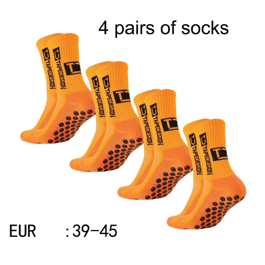 Sculpta™ 4 Pair Performance Football Socks | Cushioned Breathable Sports Socks for Football, Running, Gym & Training