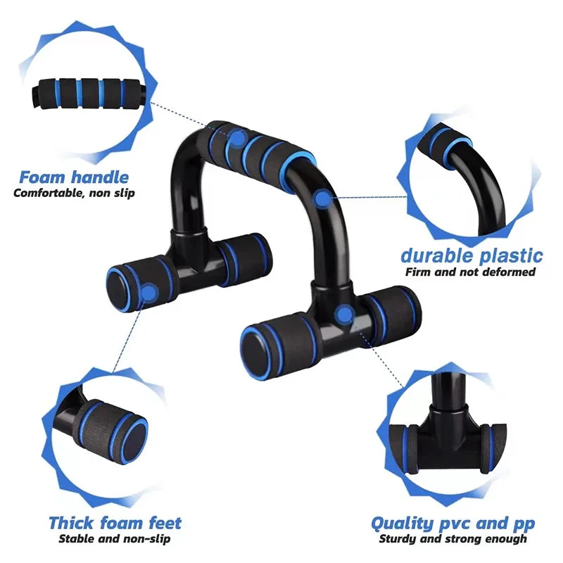 Sculpta® U-Shaped Push-Up Bars | Non-Slip Strength Training Push-Up Handles for Home Gym Workouts