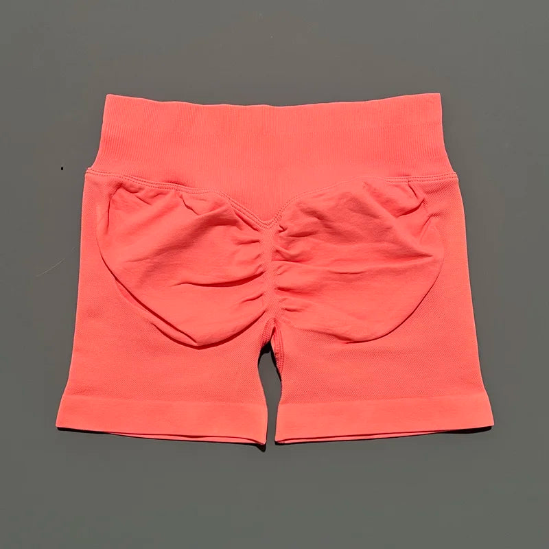 Sculpta™ Seamless Sculpt Scrunch Shorts | High Waist Gym & Running Shorts