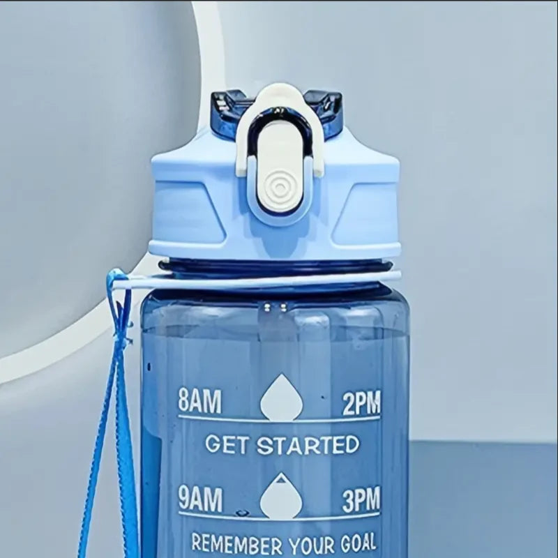 Sculpta™ 800ml Sports Water Bottle | Leakproof Gym Bottle with Time Marker & Carry Strap