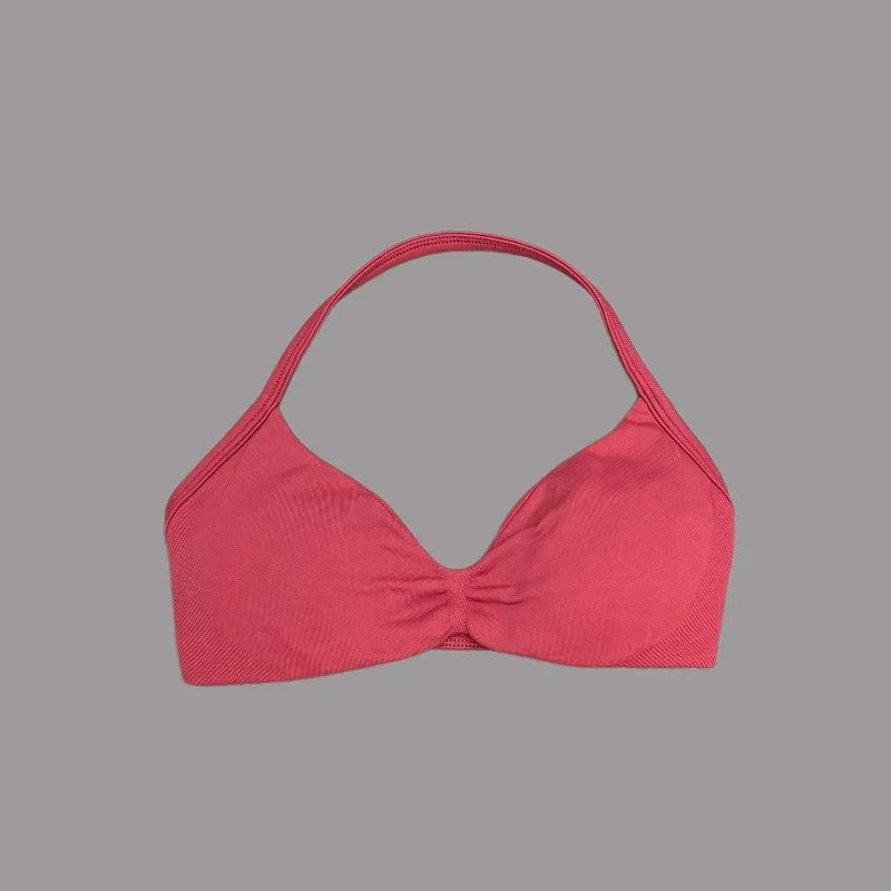 Sculpta™ Backless Strappy Sports Bra | Seamless Medium Support