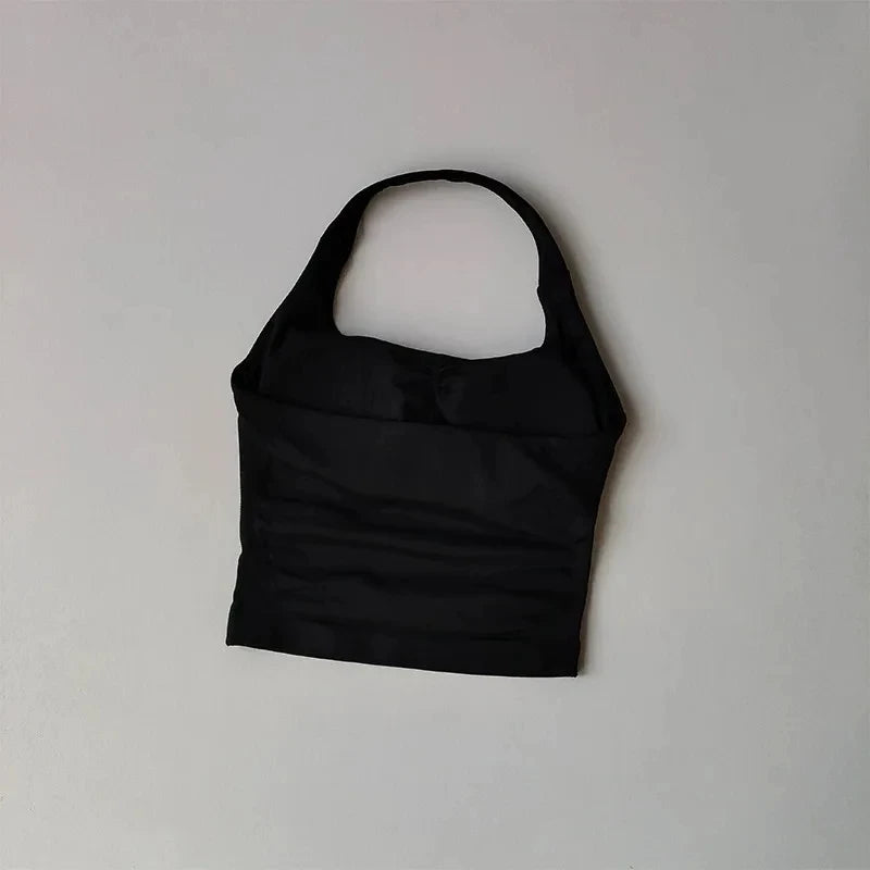 Sculpta™ Seamless Halter Neck Gym Top | Built-In Bra Women’s Fitness Tank