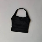 Sculpta™ Seamless Halter Neck Gym Top | Built-In Bra Women’s Fitness Tank
