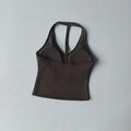 Sculpta™ SculptFit V-Neck Sports Bra | Seamless Low-Impact Gym & Yoga Bra for Women