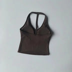 Sculpta™ SculptFit V-Neck Sports Bra | Seamless Low-Impact Gym & Yoga Bra for Women